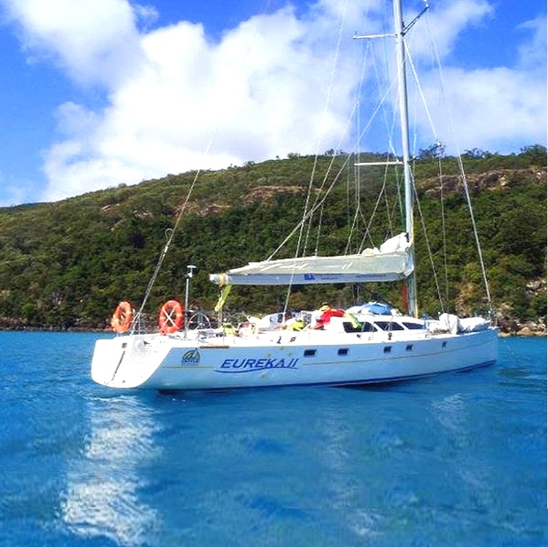Sailing Whitsundays Hero Image For Eureka - The Whitsundays Modern Sailing Vessel