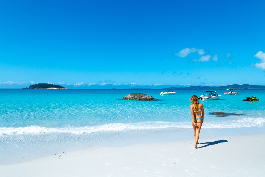 Sailing Whitsundays Hero Image For Whitehaven Beach, Whitsundays