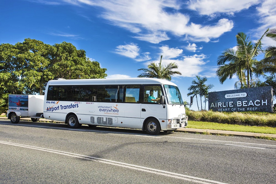Sailing Whitsundays Hero Image For Limited Time Airport Shuttle Offer
