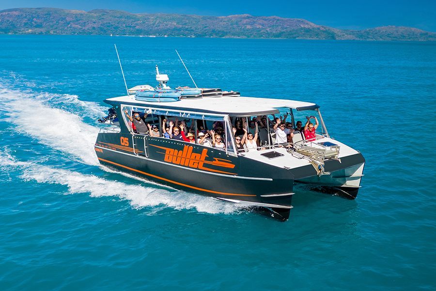 hero image for Whitsunday Bullet Fast Catamaran Tour