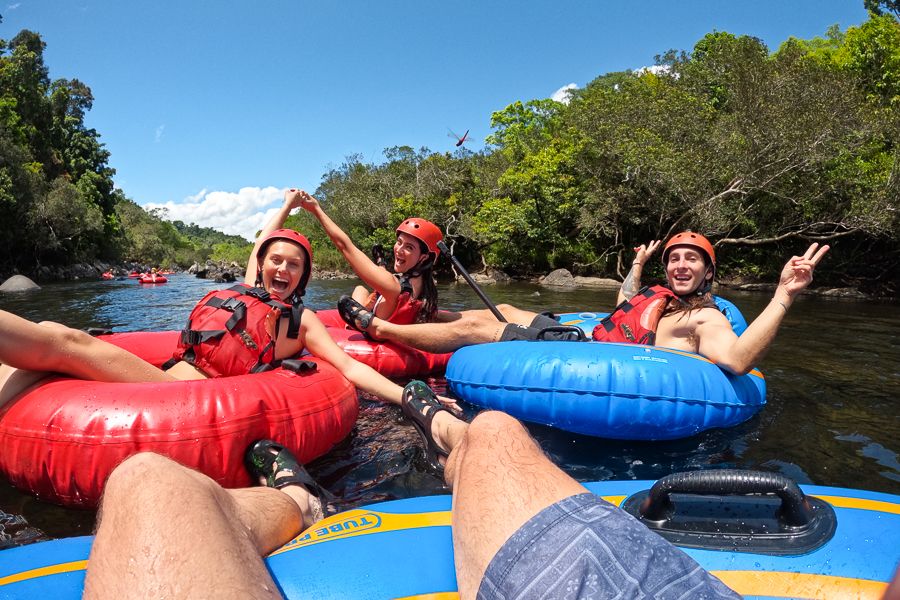 Half Day Rainforest Tubing Hero Image | East Coast Tours Australia