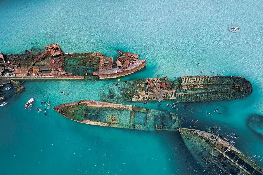 Tangalooma Wrecks Adventure Tour Hero Image | East Coast Tours Australia
