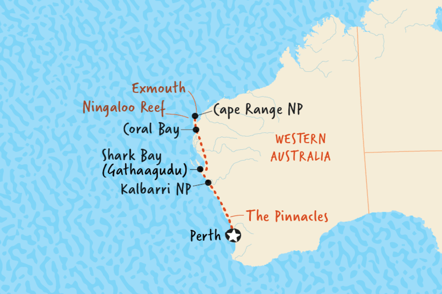 5 Day Perth To Exmouth Adventure | Adventure Tours - Outback Tours