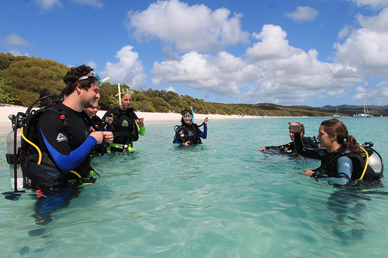 Sailing Whitsundays Hero Image For Scuba Diving the Great Barrier Reef