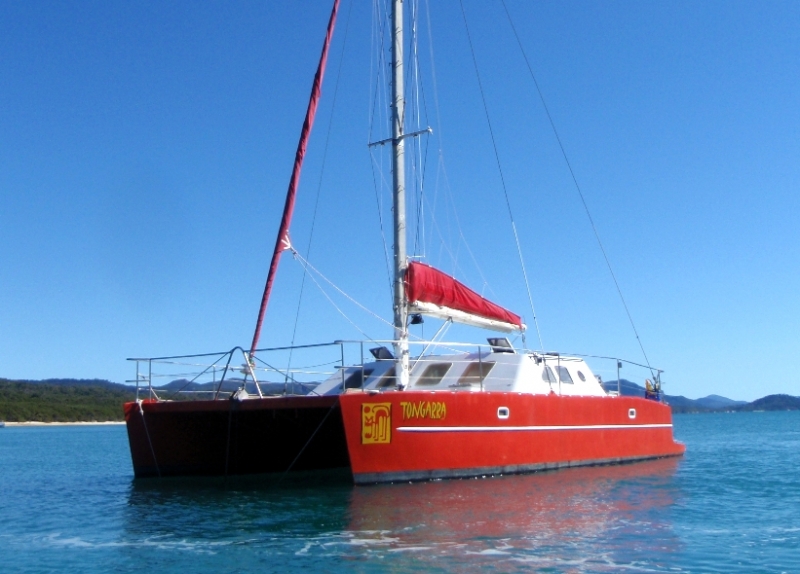 Sailing Whitsundays Hero Image For <p>Tongarra sailing in the Whitsundays</p>
