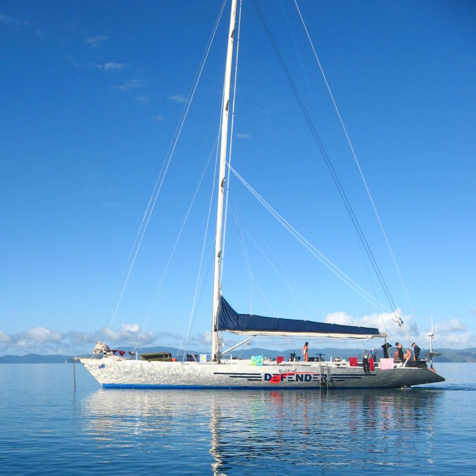 Sailing Whitsundays Hero Image For <p>British Defender Sailing Trip</p>
