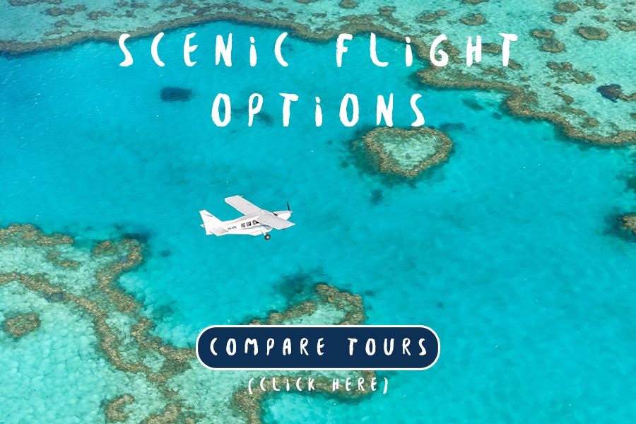 Heart Reef Whitsundays Scenic Flight Options