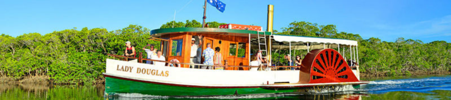 Lady Douglas paddleboat on the river