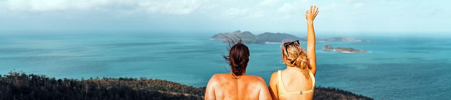 Whitsunday Getaway couple hiking 