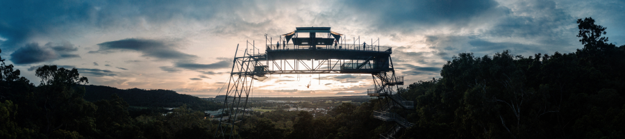 AJ Hackett Skypark Cairns Tower at sunset