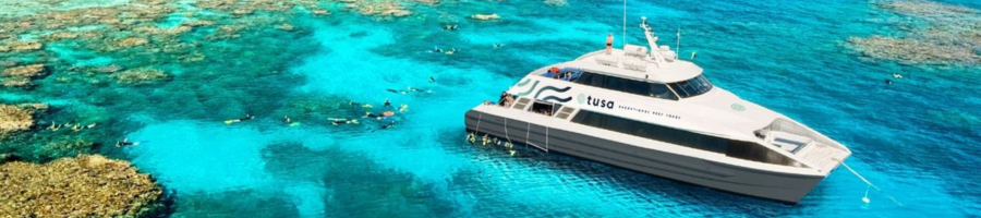 Tusa Reef Tours - Aerial Shot