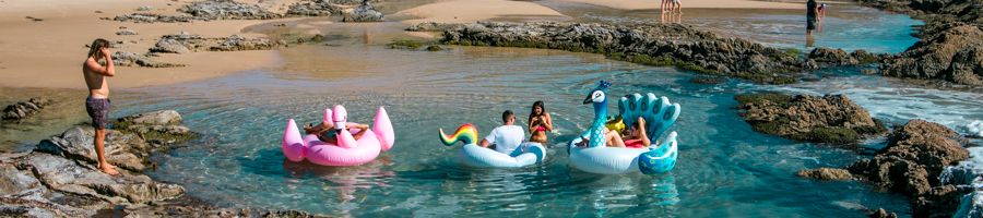 Champagne pools 2018 Champagne pools Fraser island inflatables