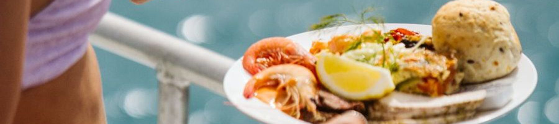 Plate of fresh food, Dreamtime Tour