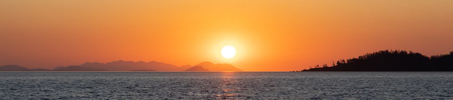 Whitsundays sunset Sunset in the Whitsundays
