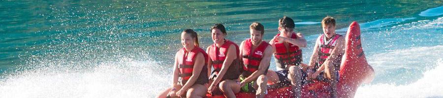 tongarra, day trip, banana boat, whitsundays