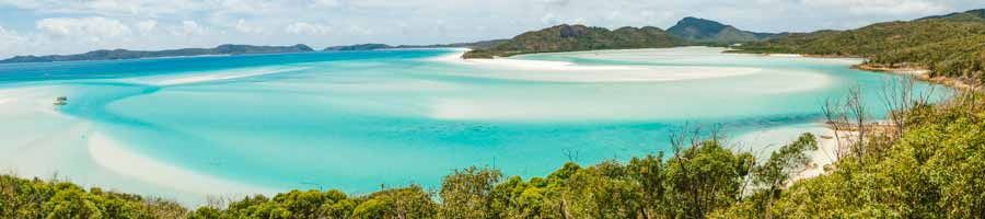 Whitehaven Beach aerial view of Whitehaven Beach