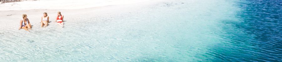 Lake McKenzie swimming, Fraser Island