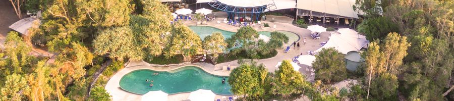 Kingfisher Bay Resort Drone, Fraser Island