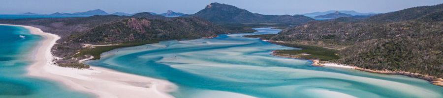 Whitehaven Beach Hill Inlet Lookout View Whitsunday island