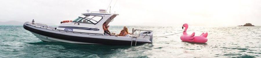 Europa Europa boat cruising through Whitsundays