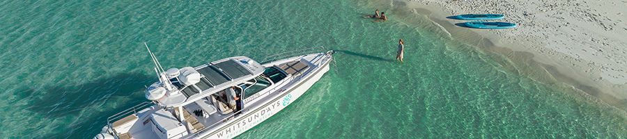 Axopar 37, Whitehaven Beach Axopar 37 at Whitehaven Beach, Whitsunday Island