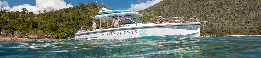 Whitsunday Island Axopar in the water, Whitsunday island