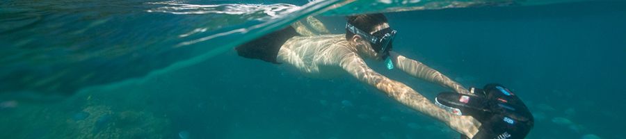Sea Scooter, Reef Boy sea scooter snorkelling, Great Barrier Reef