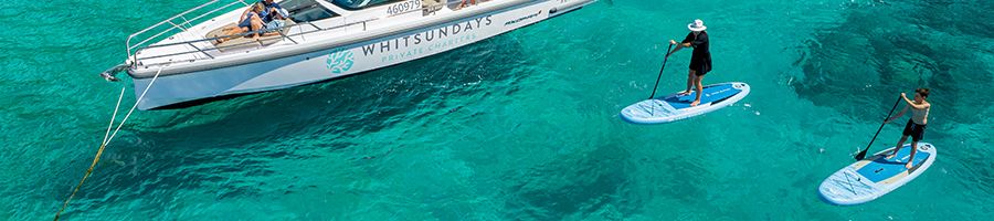 Axopar 37 SUPs SUPs and axopar in the water