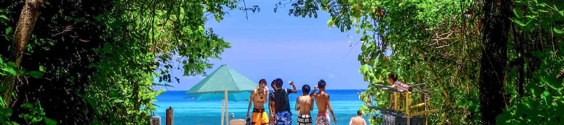 Group on Green Island