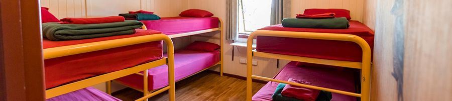 Dorm style accommodation at On the Wallaby Eco Lodge, Atherton Tablelands