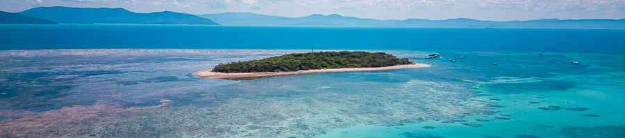green island aerial view