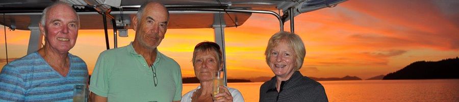 Sunset on Sydney Sundancer