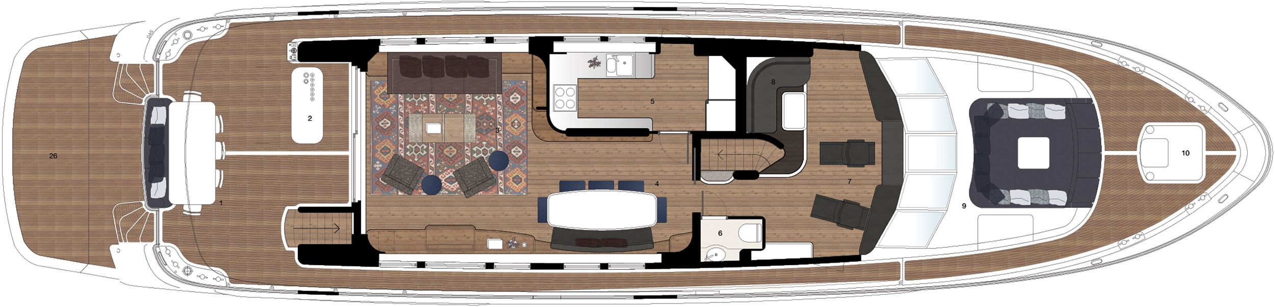Aurora Floor Plan Deck Aurora Floor Plan Deck