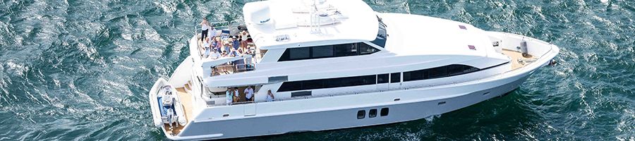 Segara Superyacht  aerial shot of Segara Superyacht event group