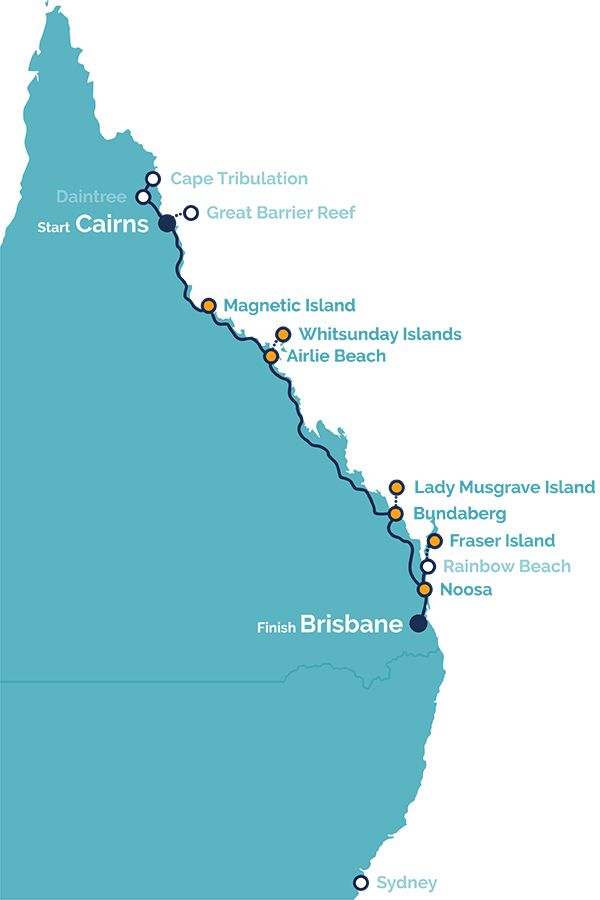 12 Day Guided Cairns to Brisbane Cassowary Tour