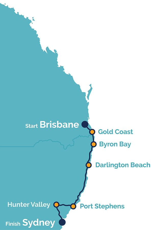 8 Day Guided Brisbane To Sydney Galah Tour 8 Day Guided Brisbane To Sydney Galah Tour