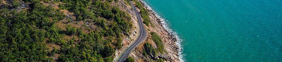 Views while driving north from Cairns to Daintree