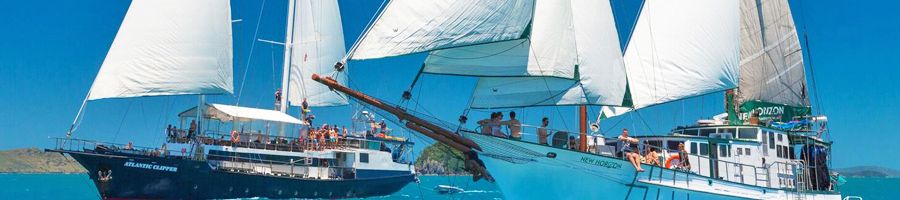 Maxi yacht Sailing Two maxi yachts sailing the ocean