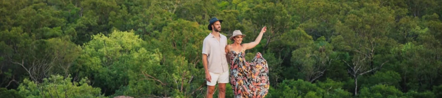 Kakadu National Park Outback Scenic Walk Kakadu National Park Lookout couple posing