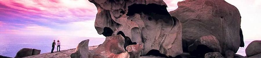 Sunset Kangaroo Island sunset at remarkable rocks on kangaroo island south australia