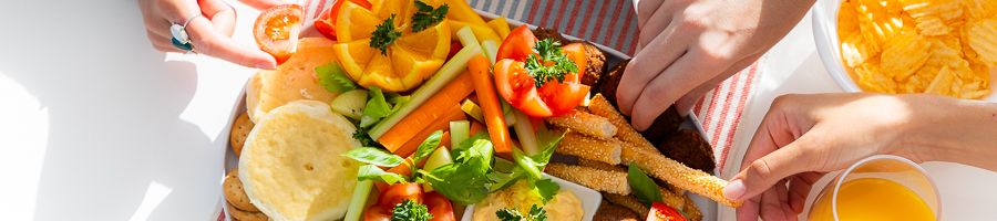 snack platter onboard a whitsunday catamaran