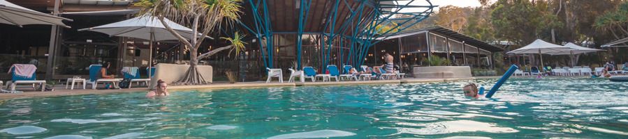 Kingfisher Bay resort swimming pool