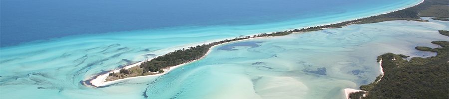 Western K'gari aerial view of western kgari blue waters and dunes