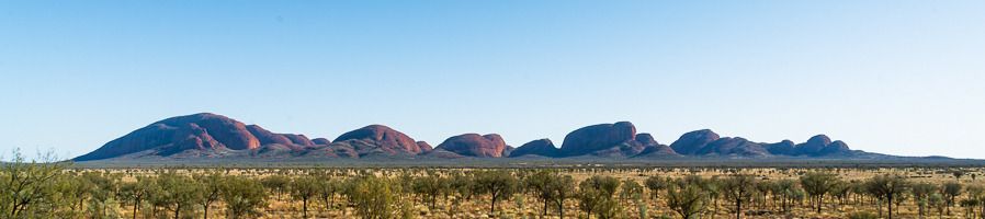 Far away shot of the Australian Outback