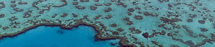 The Great Barrier Reef from above